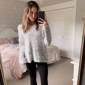 Garage clothing fuzzy sweater